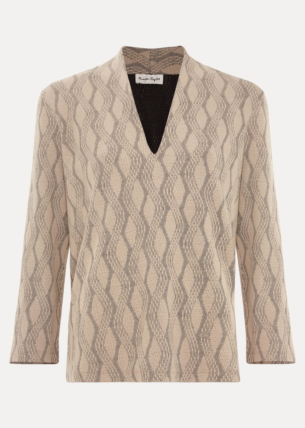 Rena V Neck Top Stone