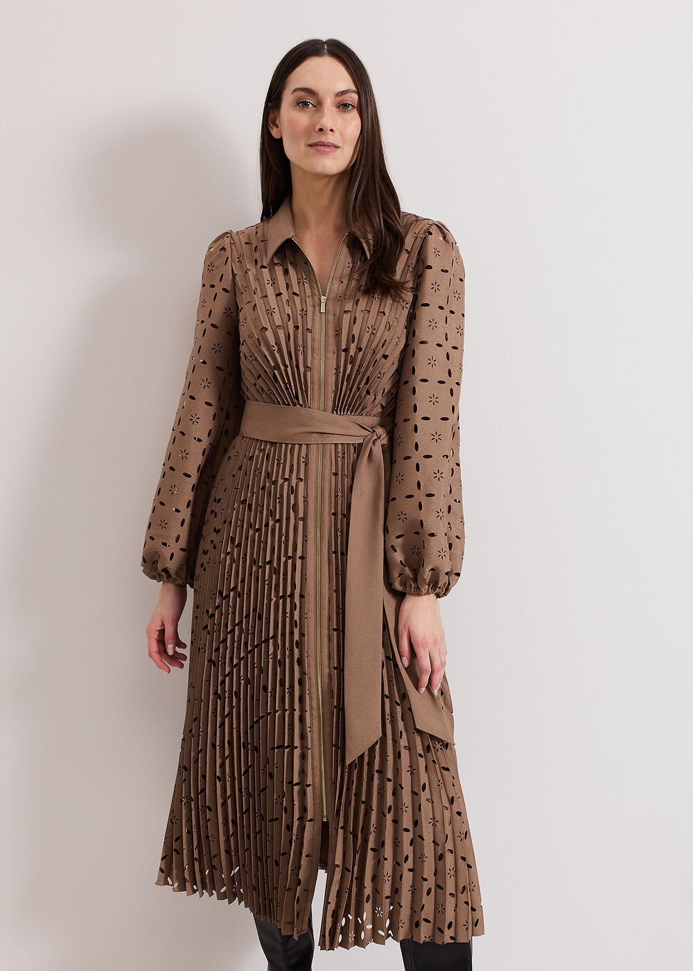 Ryley Cut Out Dress Neutral