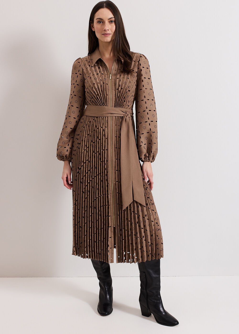 Ryley Cut Out Dress Neutral