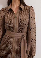 Ryley Cut Out Dress Neutral