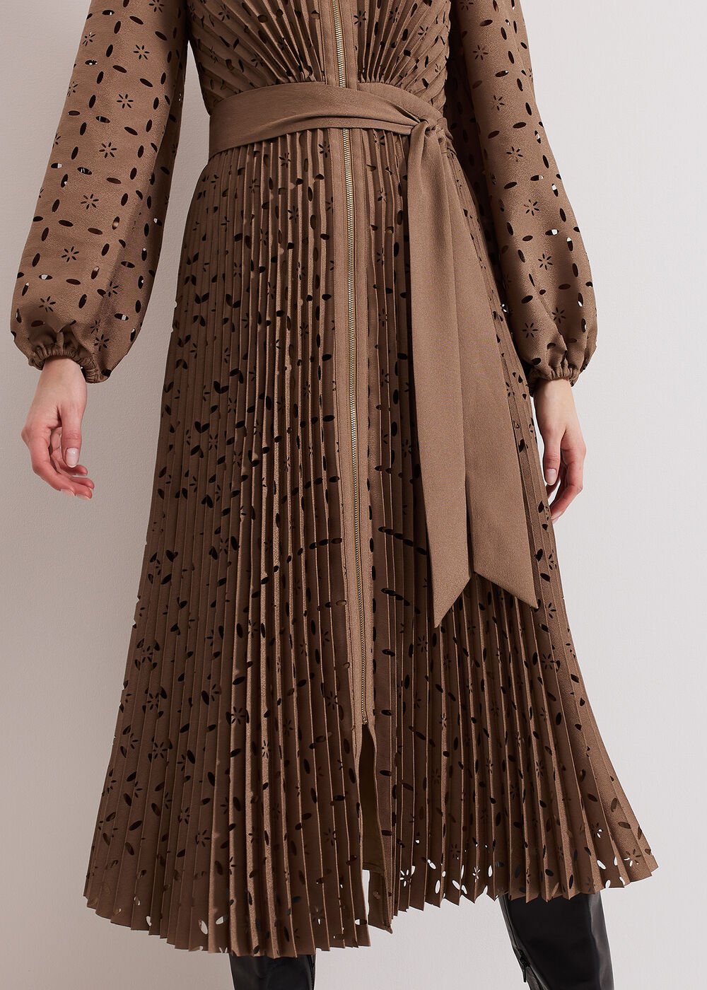 Ryley Cut Out Dress Neutral