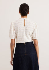 Samiha Lace Top Cream