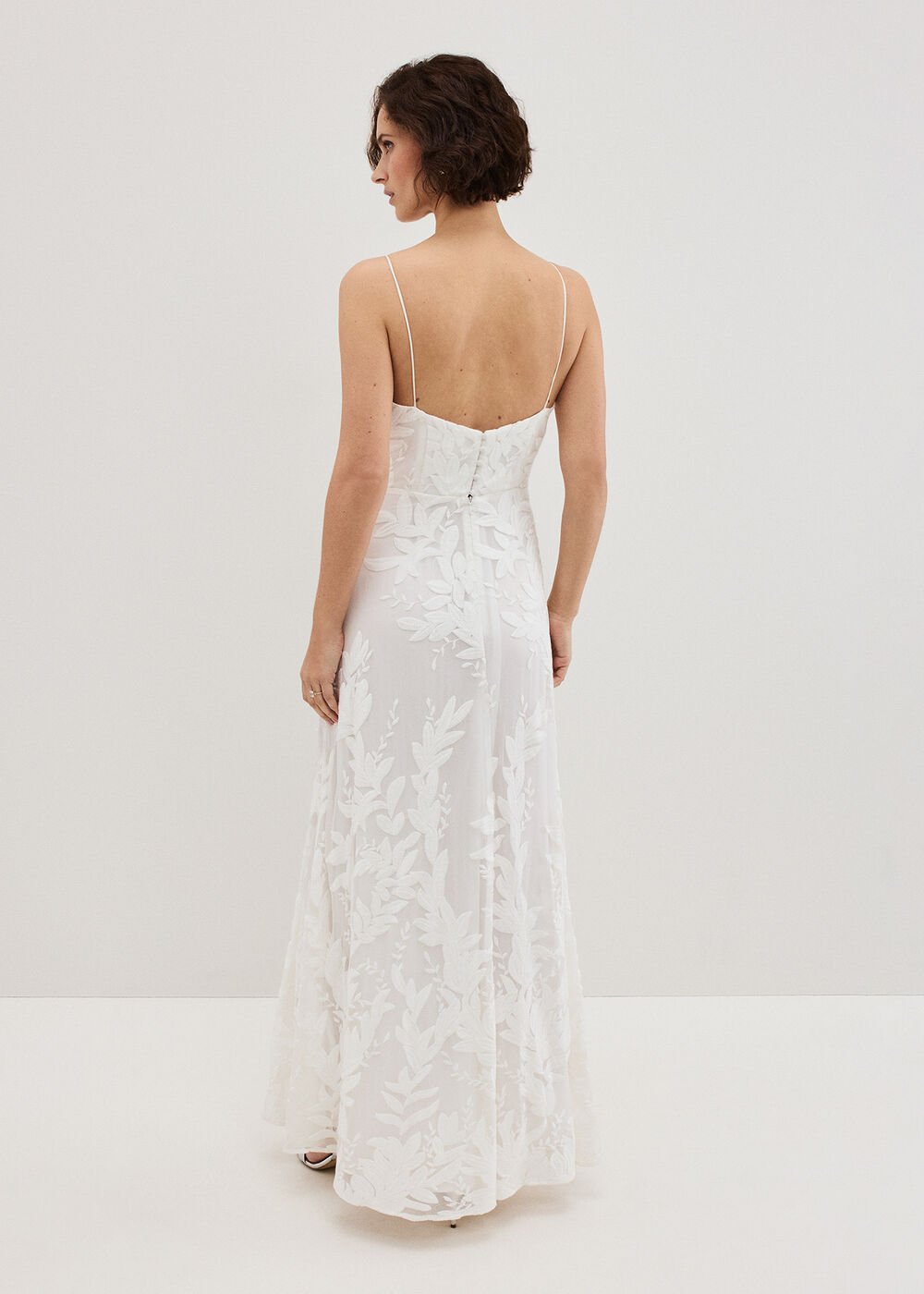 Arabella Silk Ivory Dress Ivory