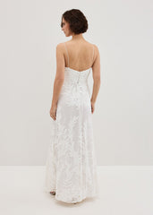 Arabella Silk Ivory Dress Ivory