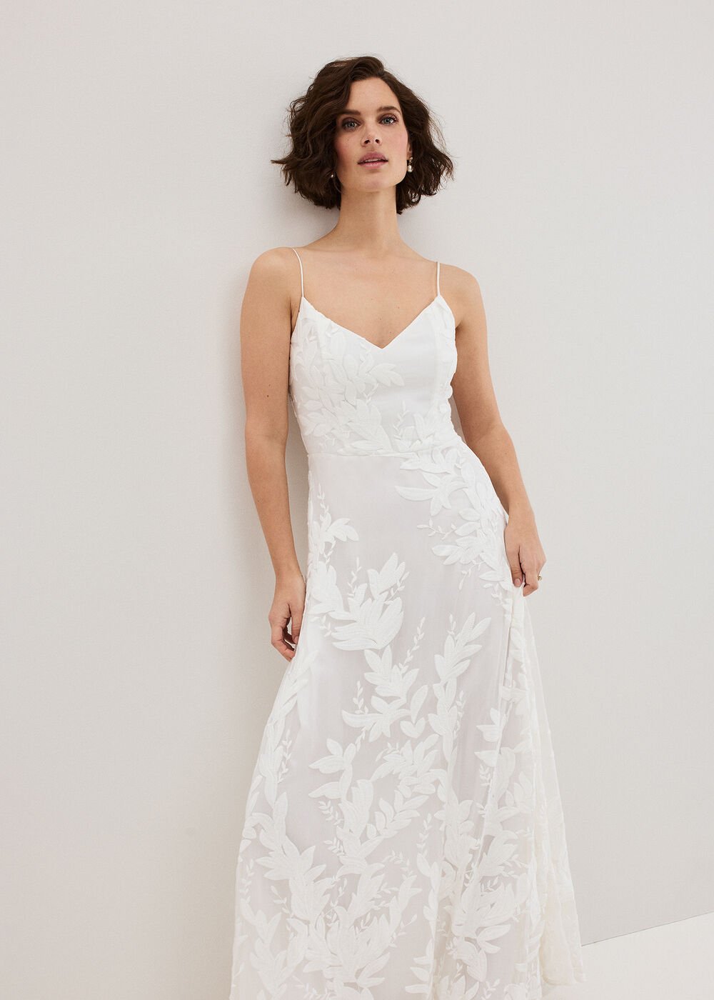 Arabella Silk Ivory Dress Ivory