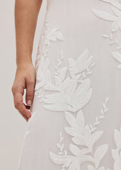 Arabella Silk Ivory Dress Ivory