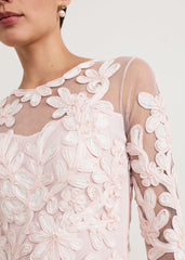 Annika Midi Dress Pale Pink