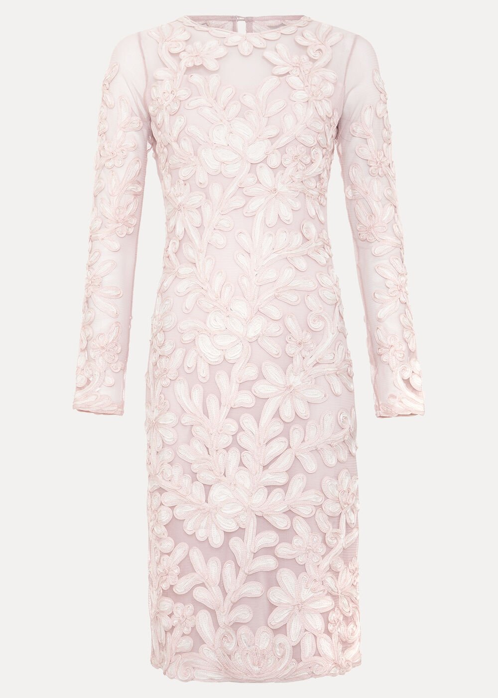 Annika Midi Dress Pale Pink
