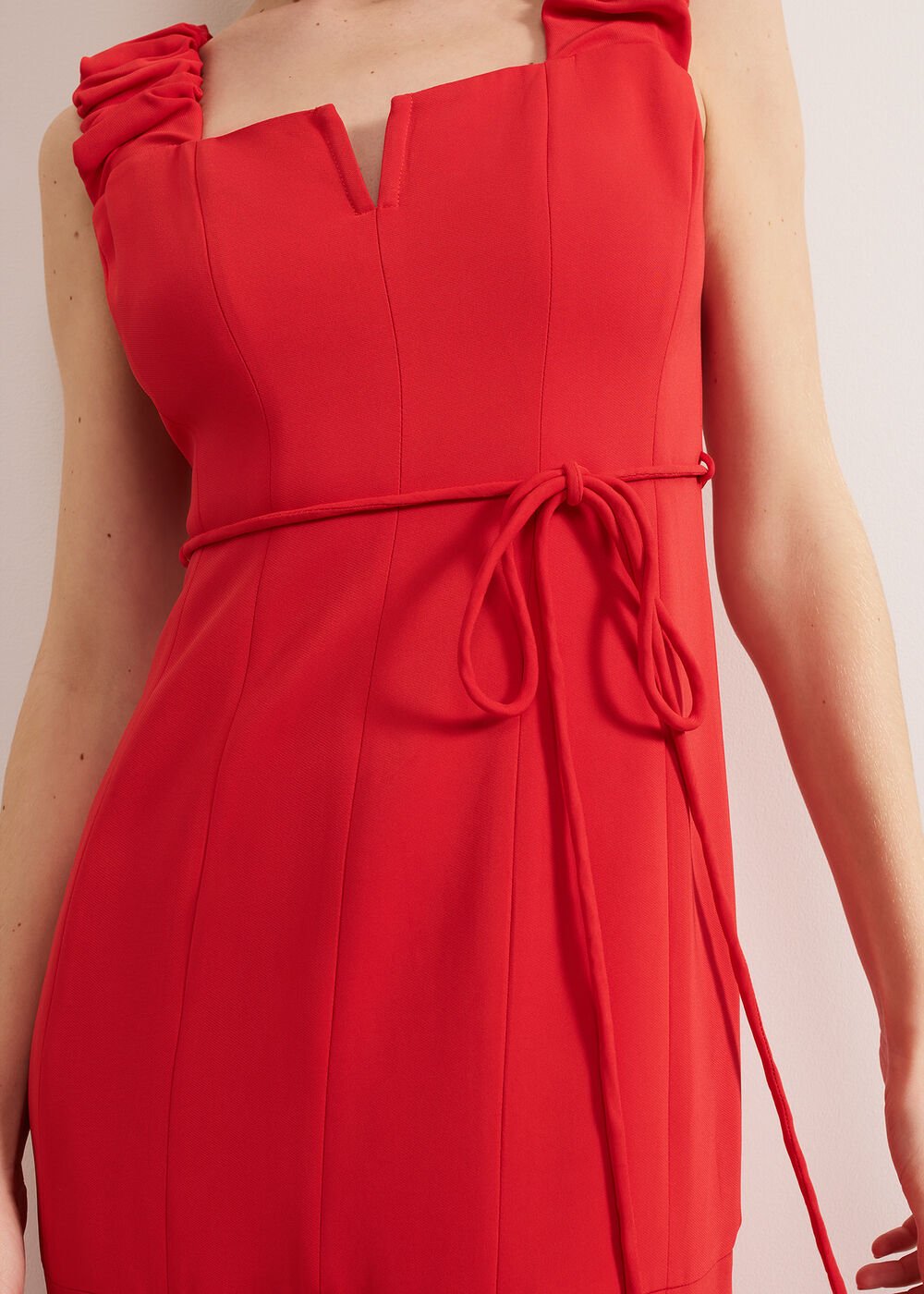 Ansley Strappy Maxi Red