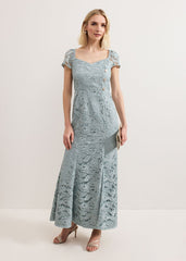 Phia Tux Lace Dress Eau De Nil