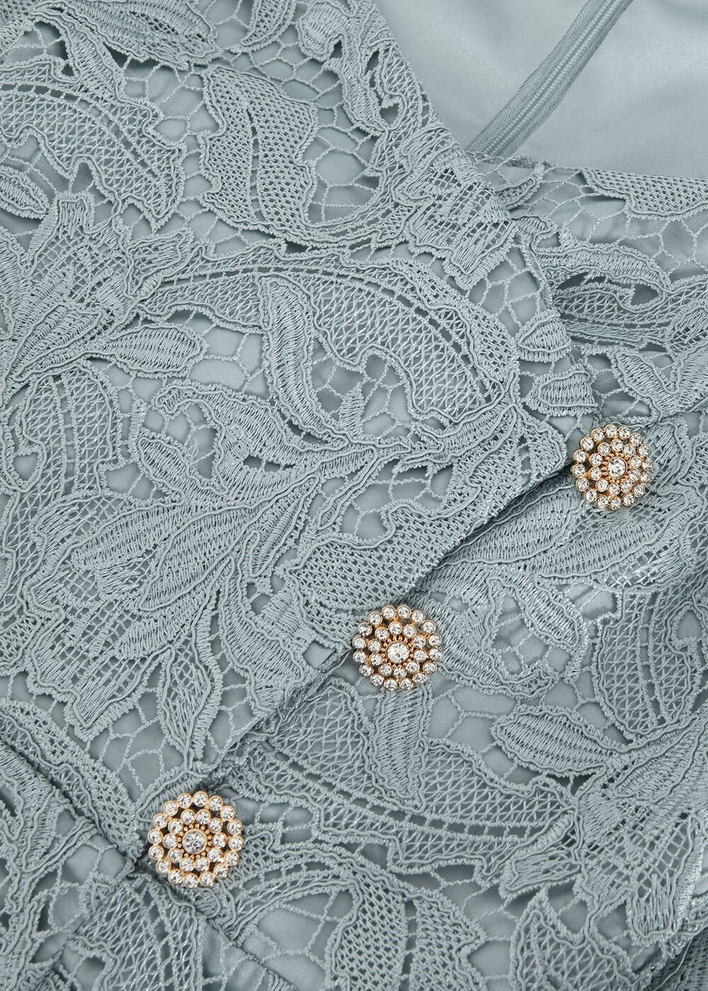 Phia Tux Lace Dress Eau De Nil