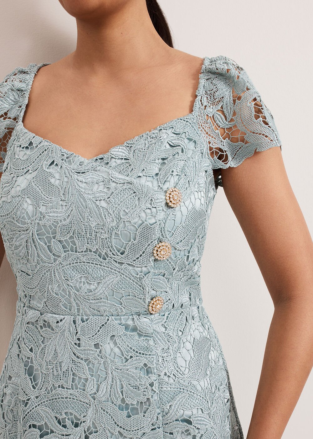 Petite Phia Dress Eau De Nil