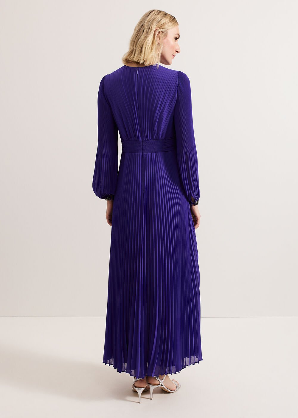 Vila Beaded Dress Purple