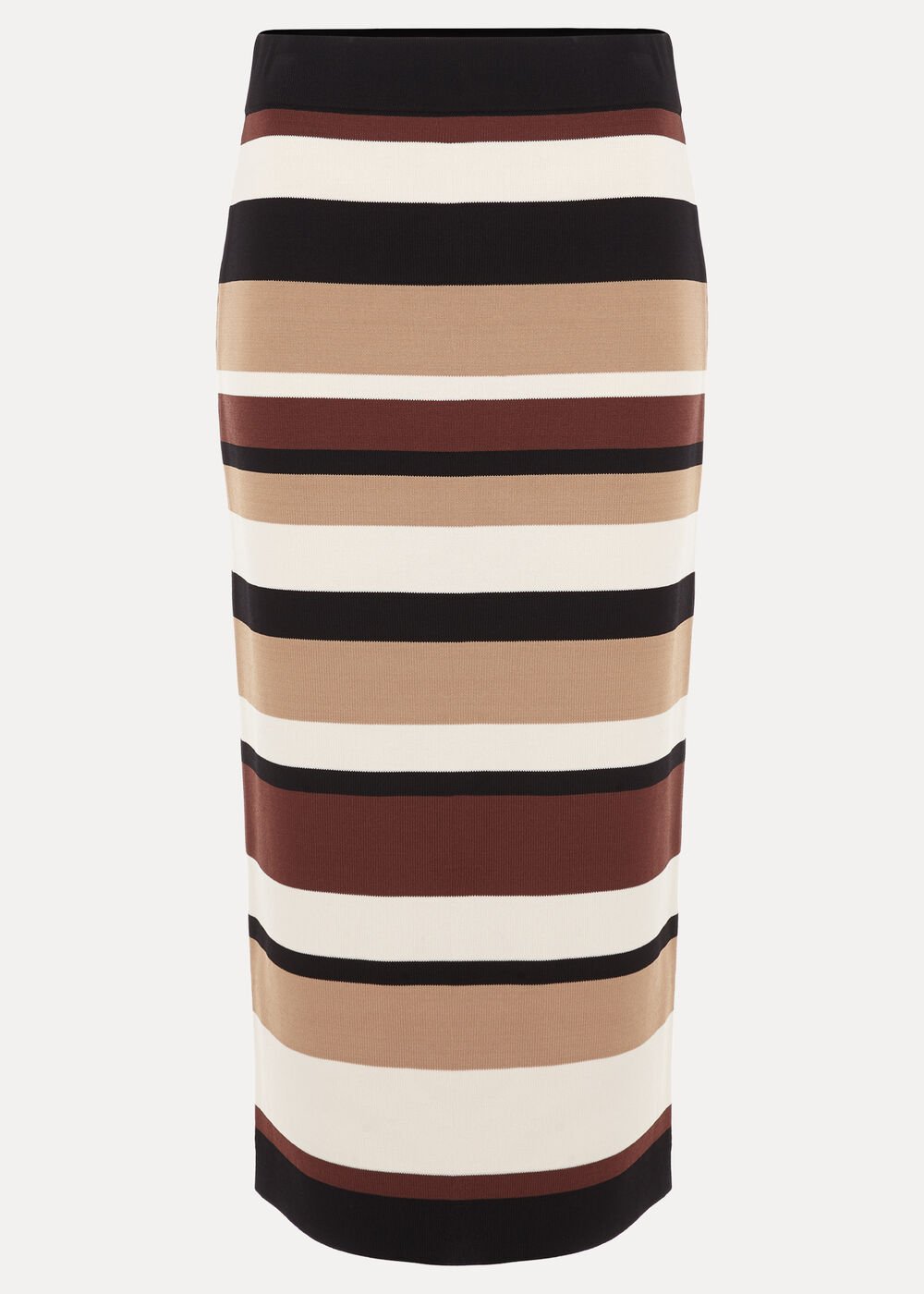 Louisa Stripe Skirt Neutral