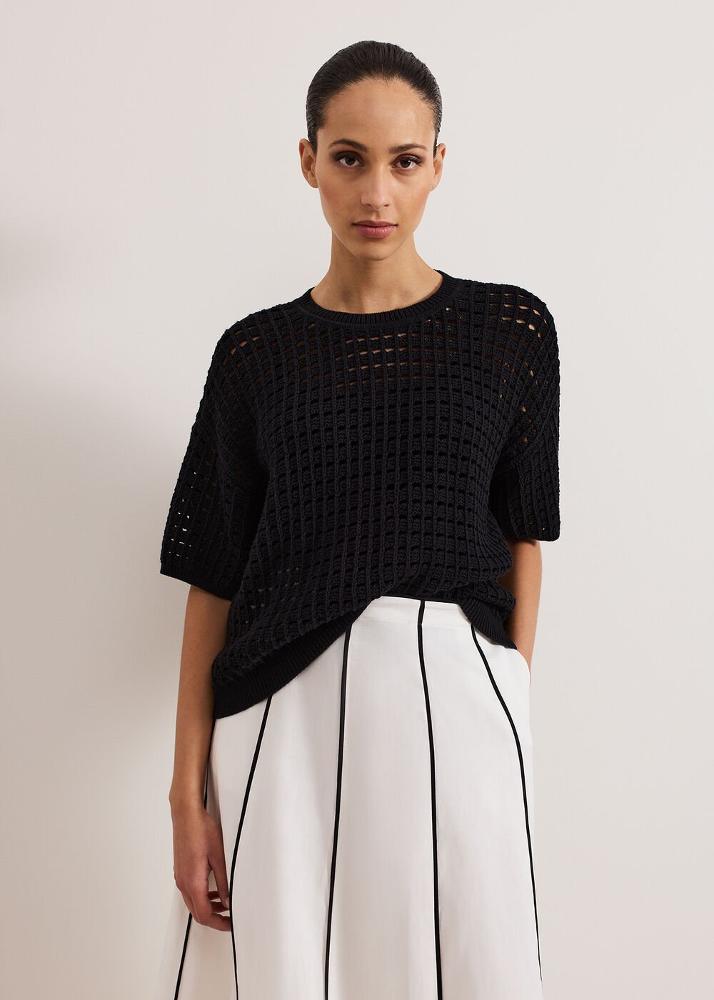 Jamelia Boxy Knit Black
