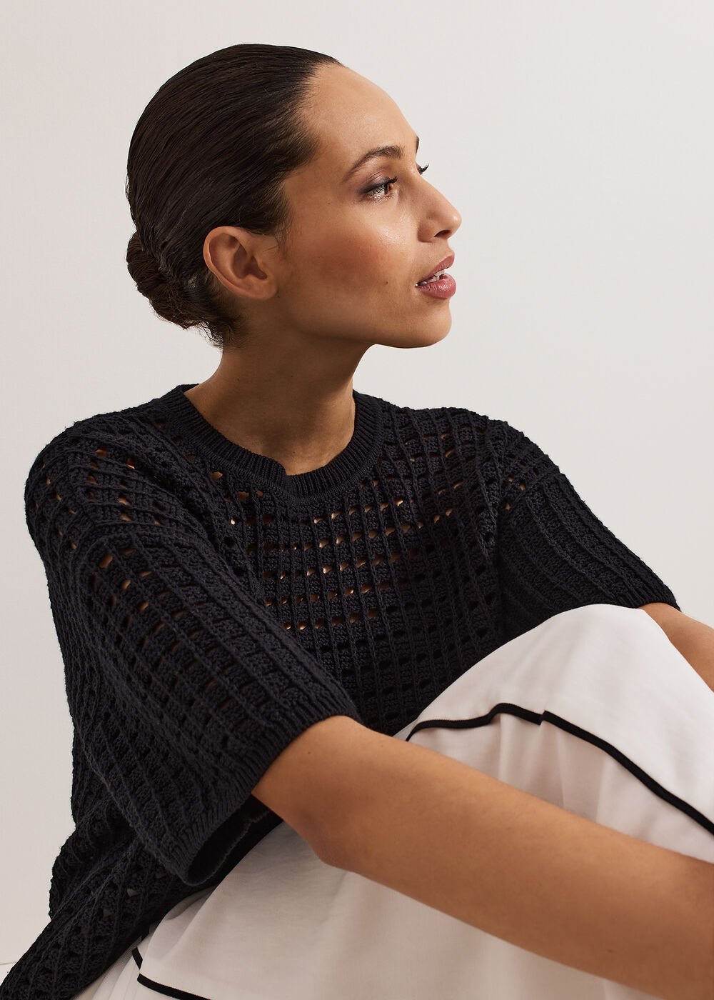 Jamelia Boxy Knit Black