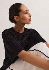 Jamelia Boxy Knit Black