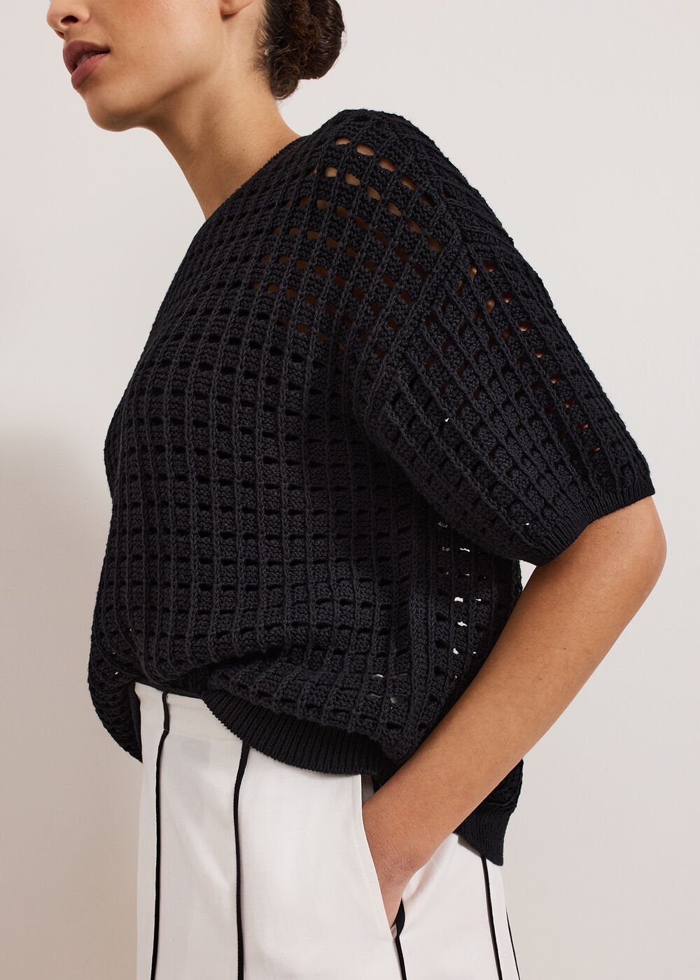 Jamelia Boxy Knit Black