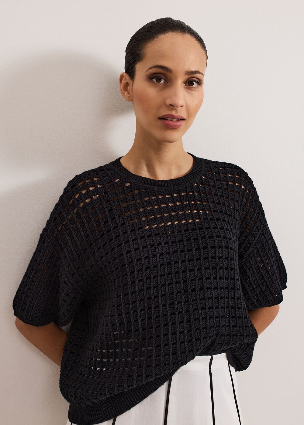 Jamelia Boxy Knit Black