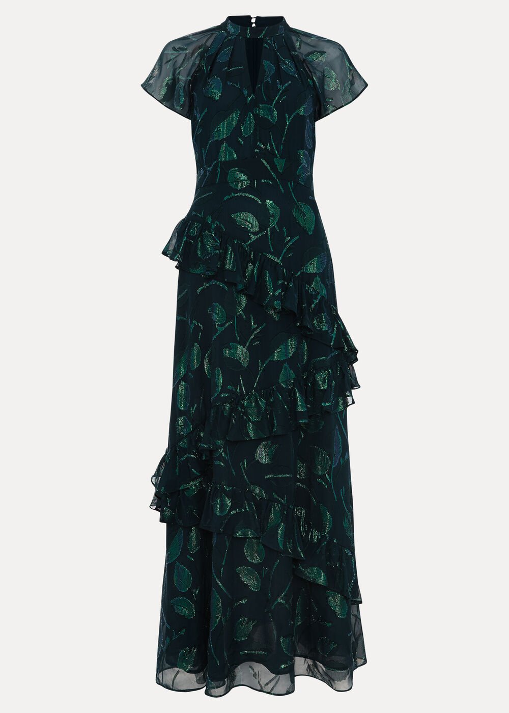 Haisley Silk Dress Green