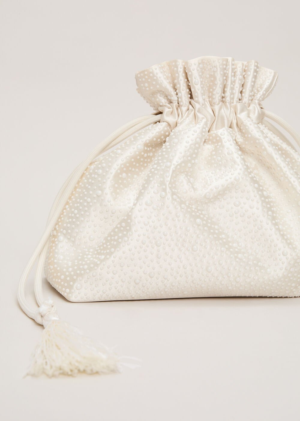 Pearl Clutch Ivory