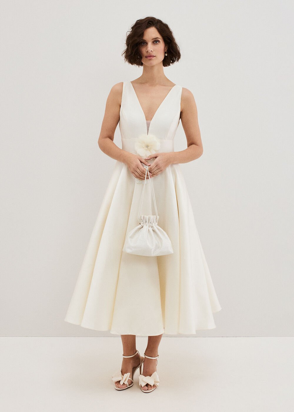 Pearl Clutch Ivory