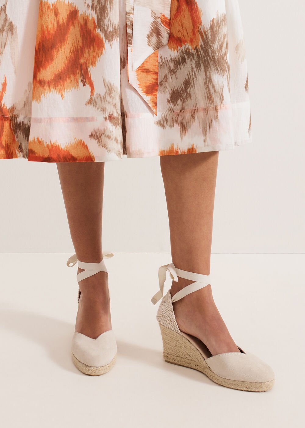 Wedge Espadrille Ivory