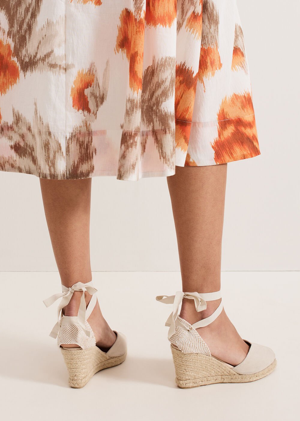 Wedge Espadrille Ivory