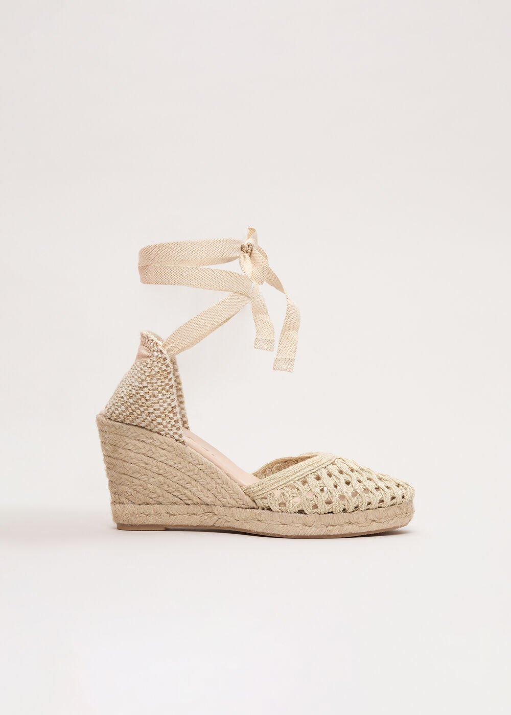 Wedge Espadrille Gold