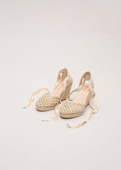 Wedge Espadrille Gold