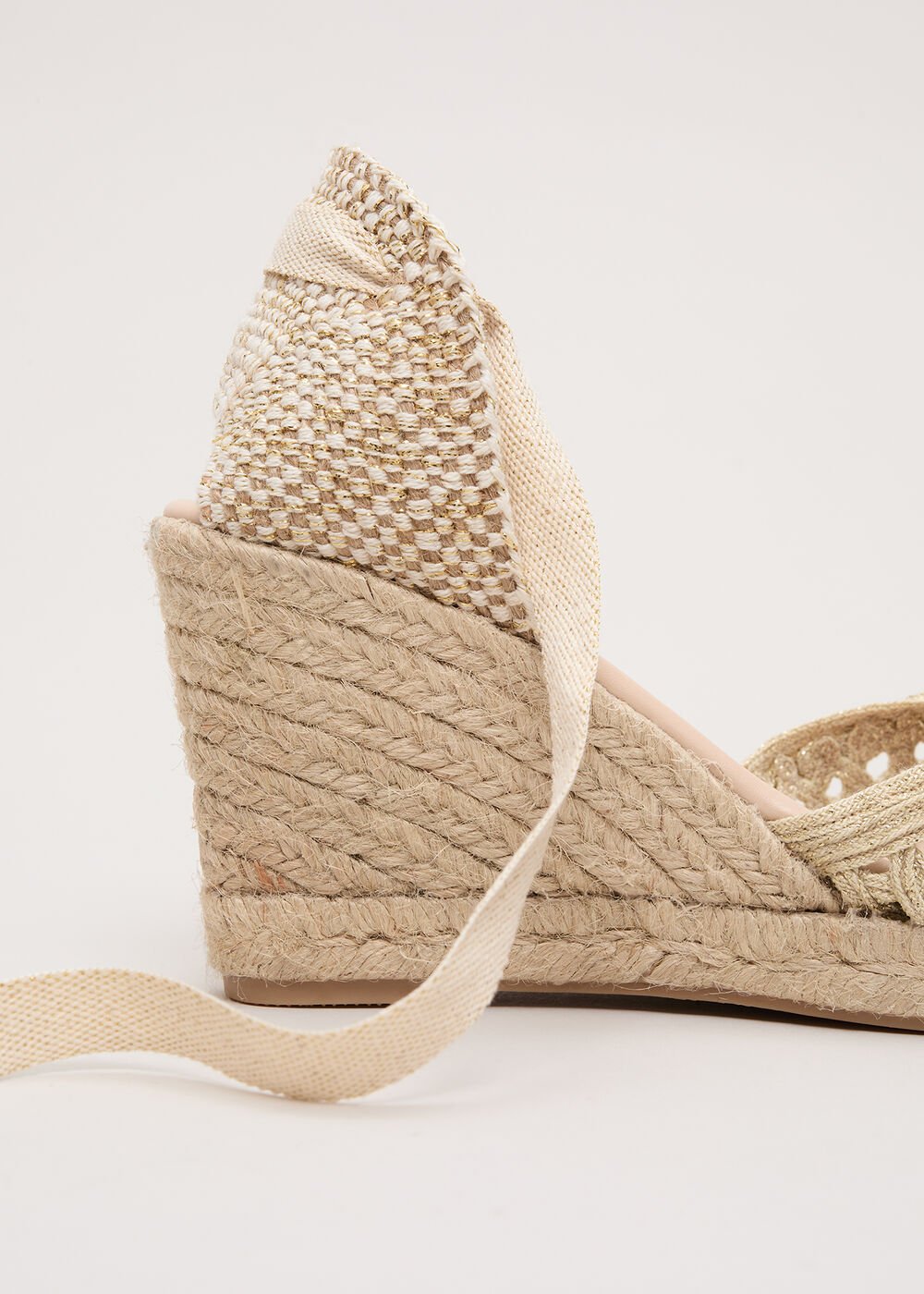 Wedge Espadrille Gold
