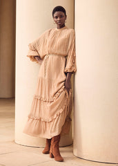 Priscilla Maxi Dress Pale Pink