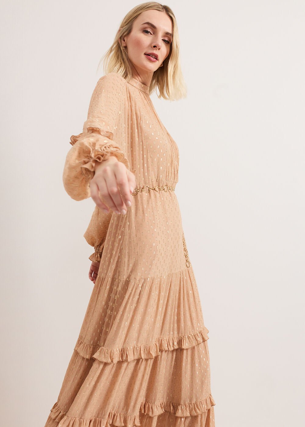 Priscilla Maxi Dress Pale Pink