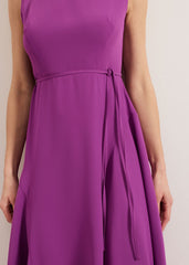 Maya Plain Dress Purple