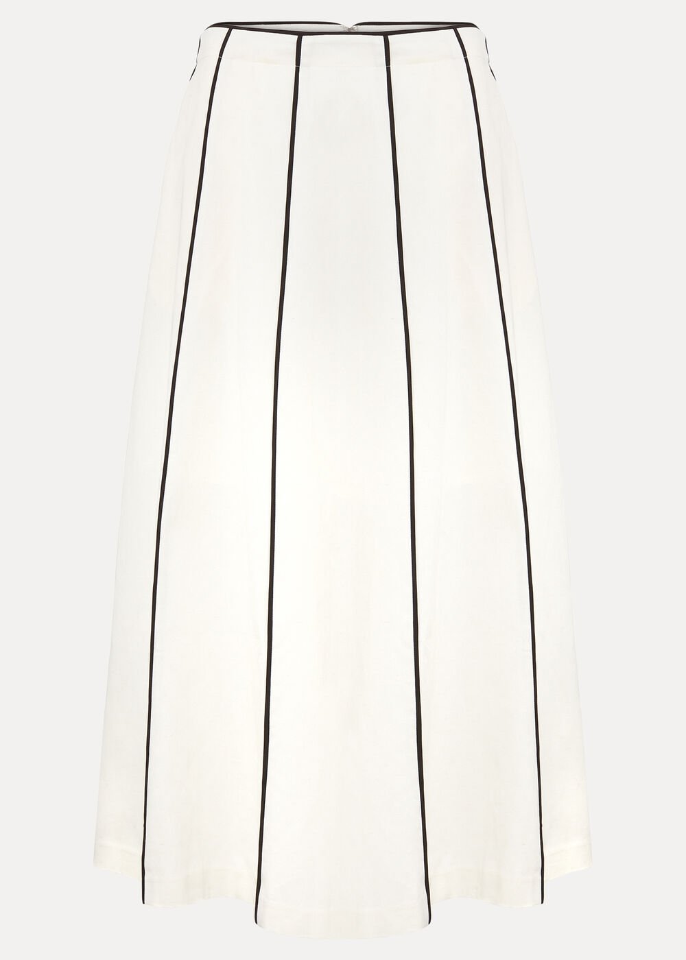 Rhoden Linen Skirt White