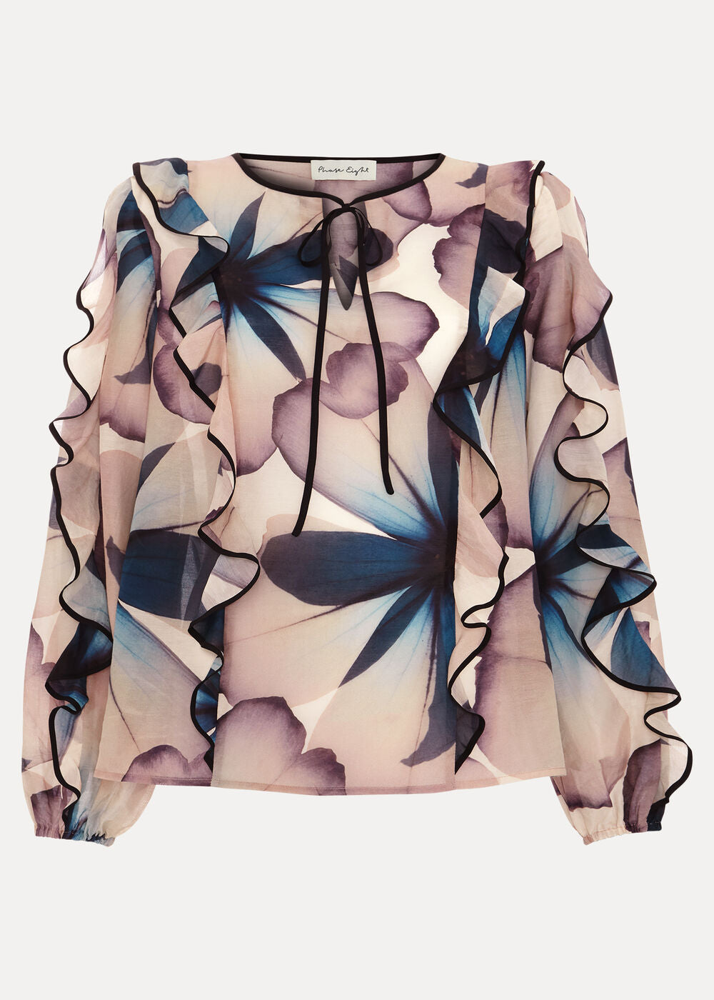 Cosmos Silk Blouse Multi-Coloured