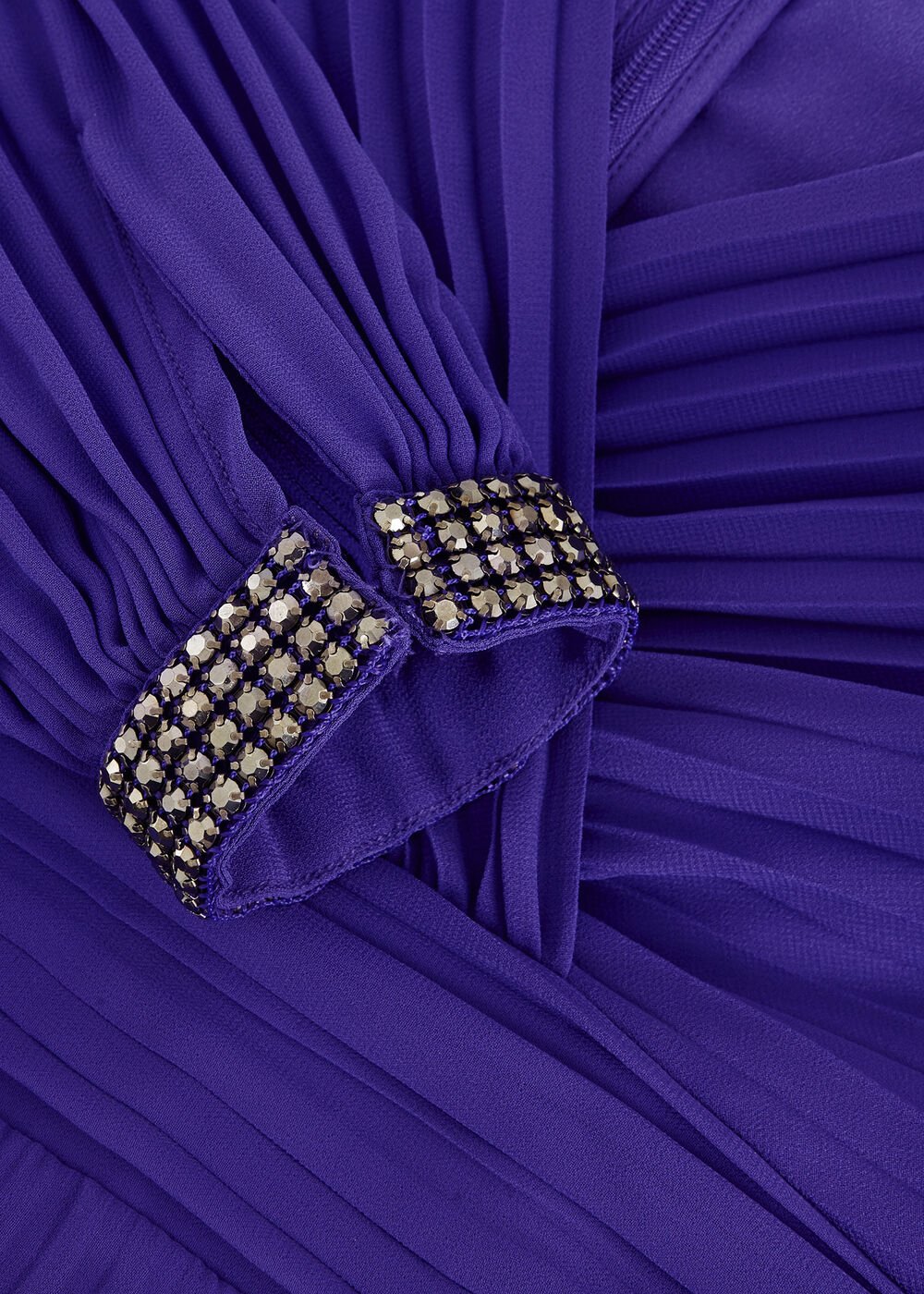 Petite Beaded Dress Purple