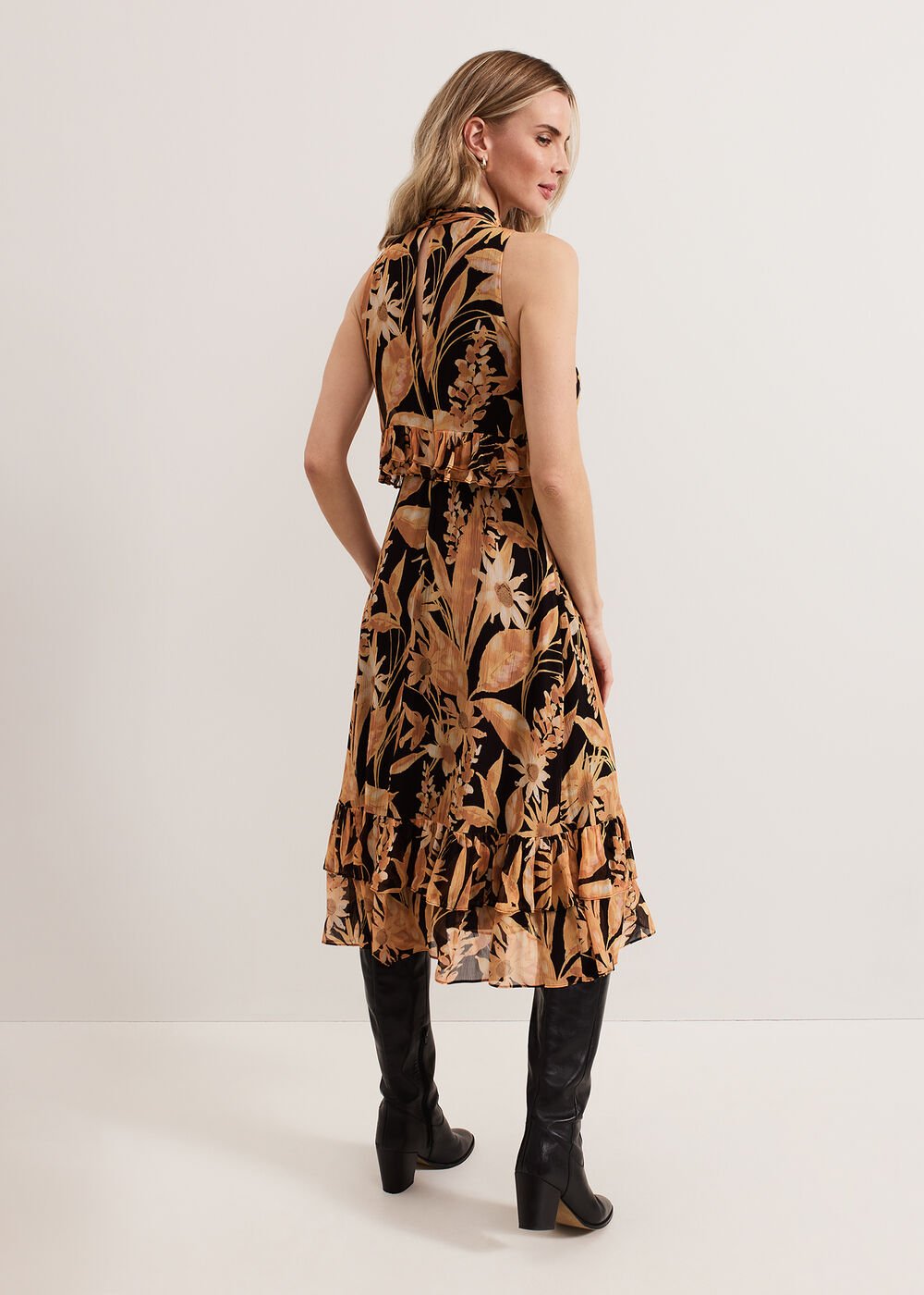Alma Printed Dress Multi