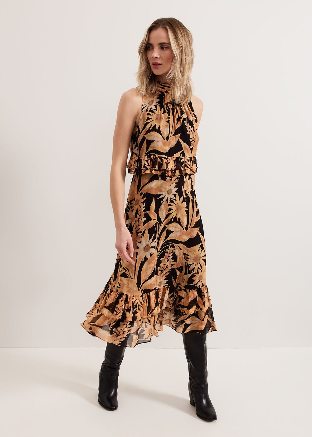 Alma Printed Dress Multi