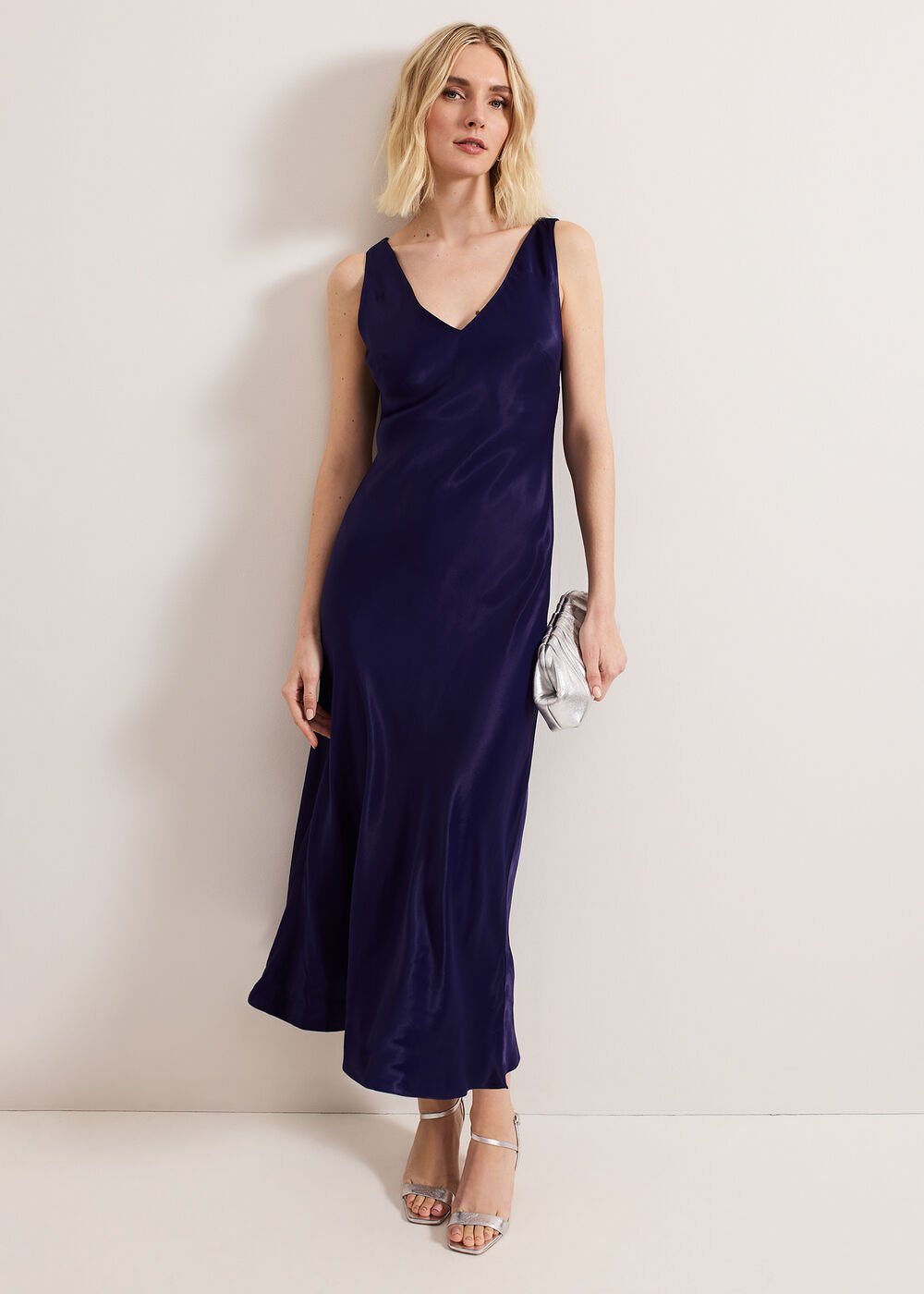 Kyra Overlay Dress Navy