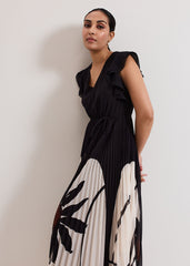 Petite Uma Dress Black Multi