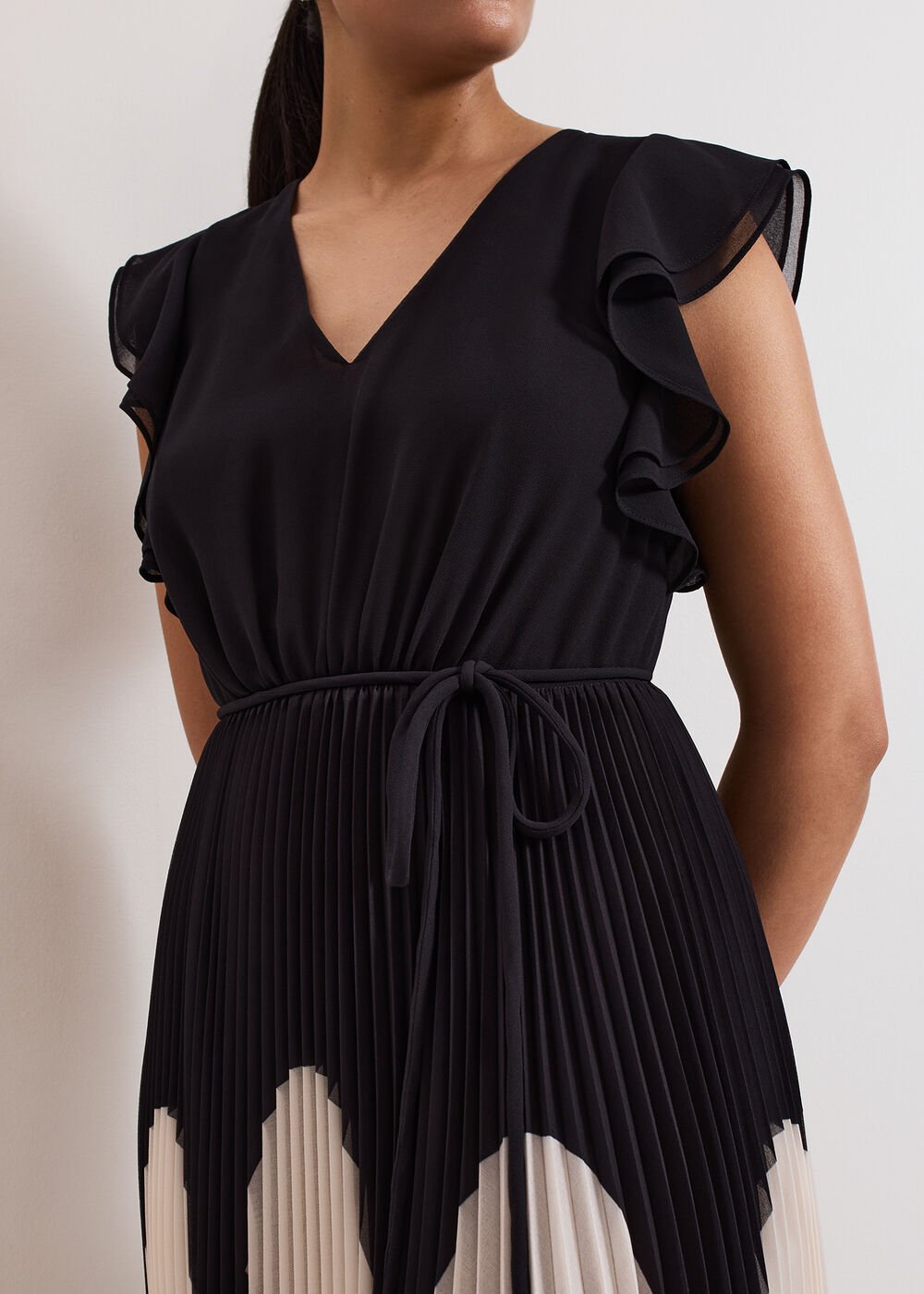 Petite Uma Dress Black Multi