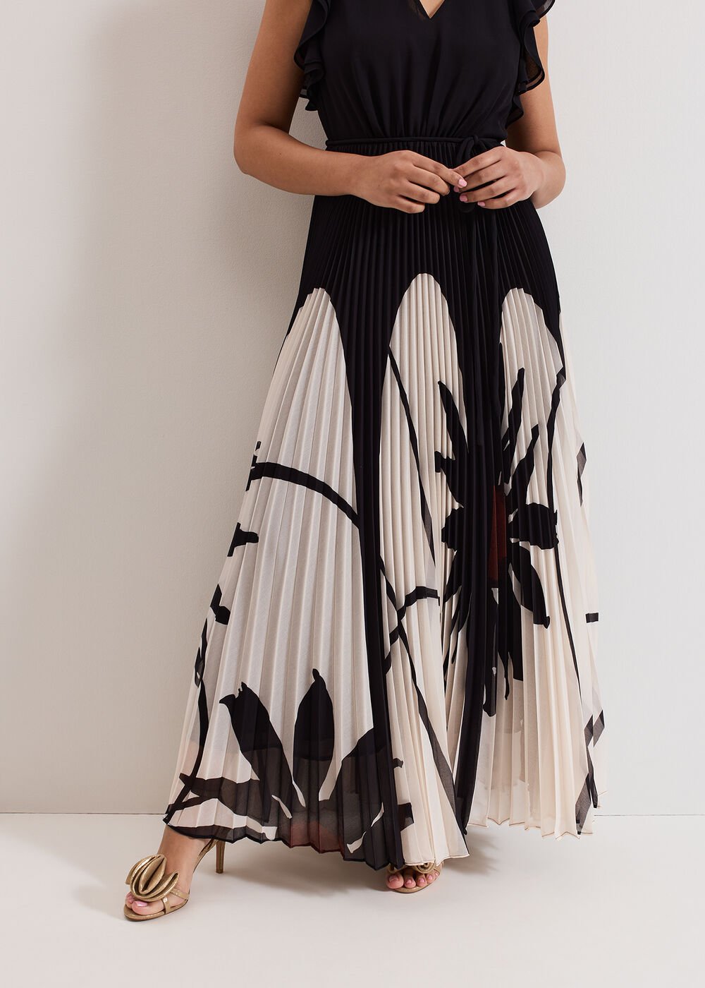 Petite Uma Dress Black Multi