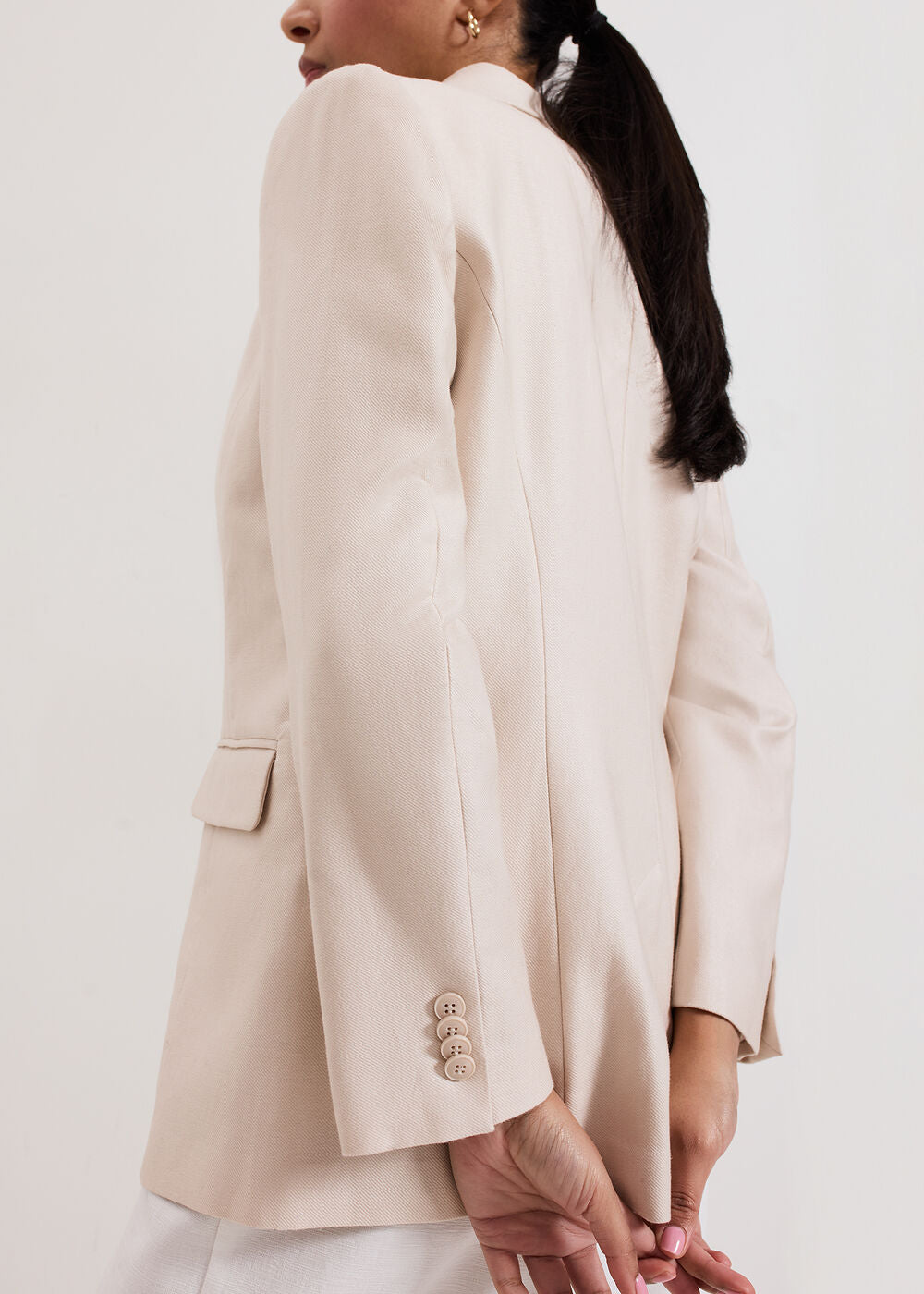 Amble Petite Blazer Stone