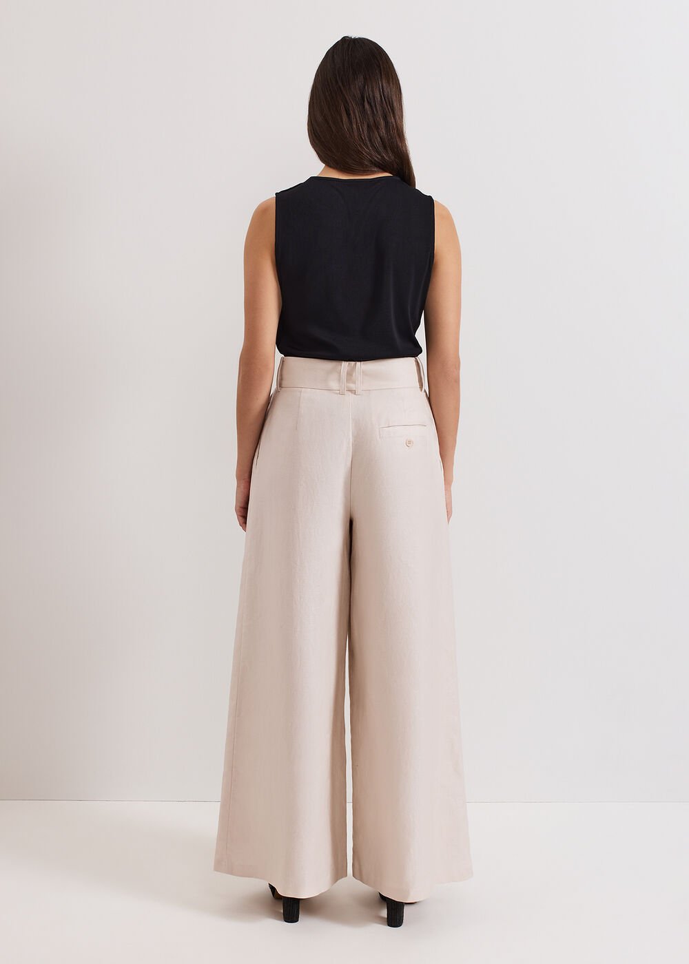 Amble Linen Trouser Stone