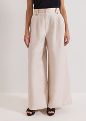 Amble Linen Trouser Stone