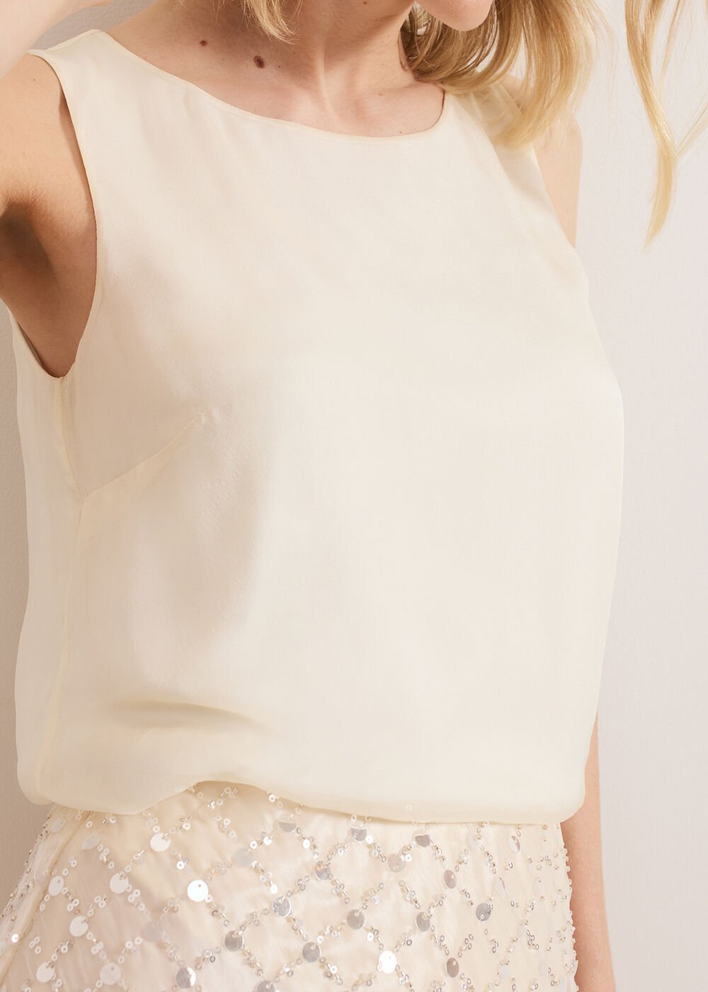 Daya Silk Cami Cream