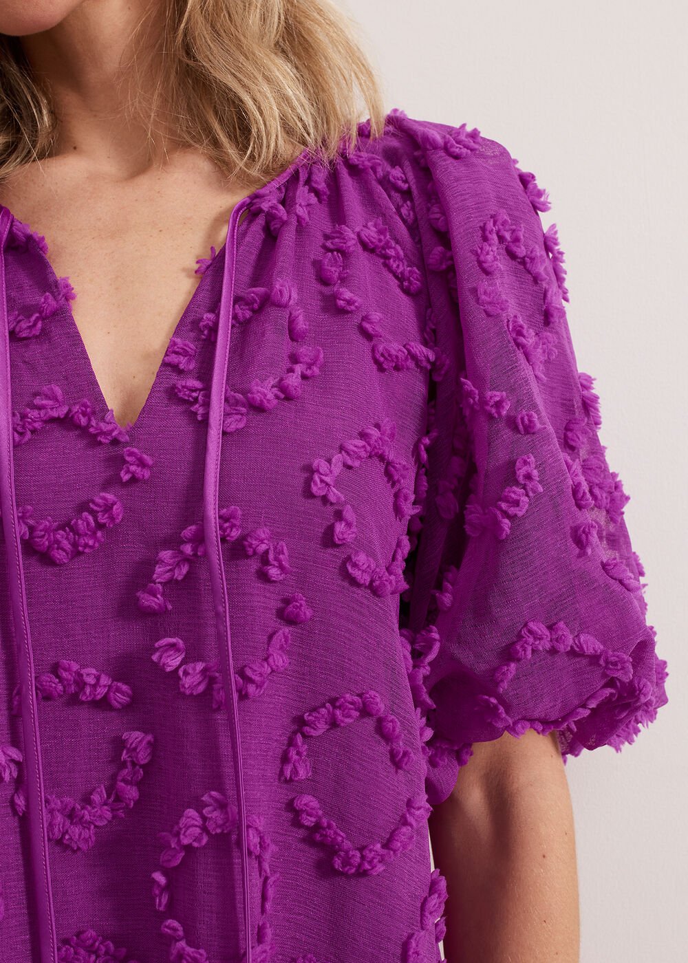 Bella Midi Dress Purple