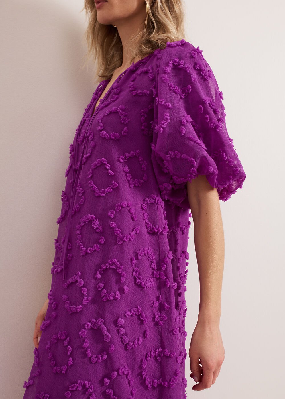 Bella Midi Dress Purple