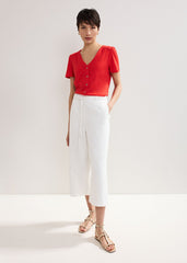 Lorenna Jersey Top Red